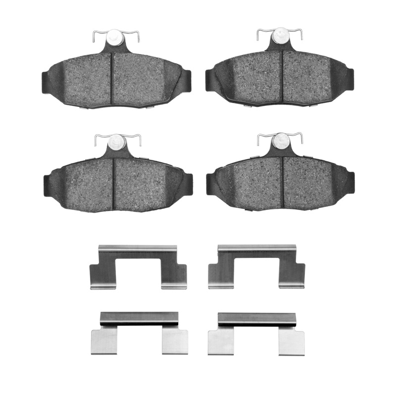 Picture of R1 1986-1993 Ford Taurus (Excl SHO) Rear R1 Ceramic Pads & Hardware Kit