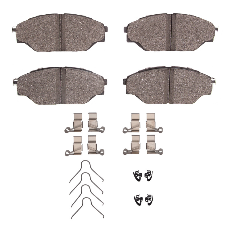 Picture of R1 1993-1998 Toyota T100 Front R1 Ceramic Pads & Hardware Kit