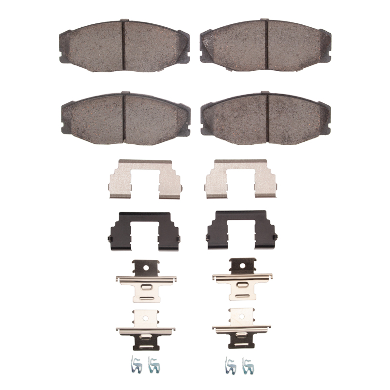 Picture of R1 1993-1998 Toyota T100 Front R1 Ceramic Pads & Hardware Kit
