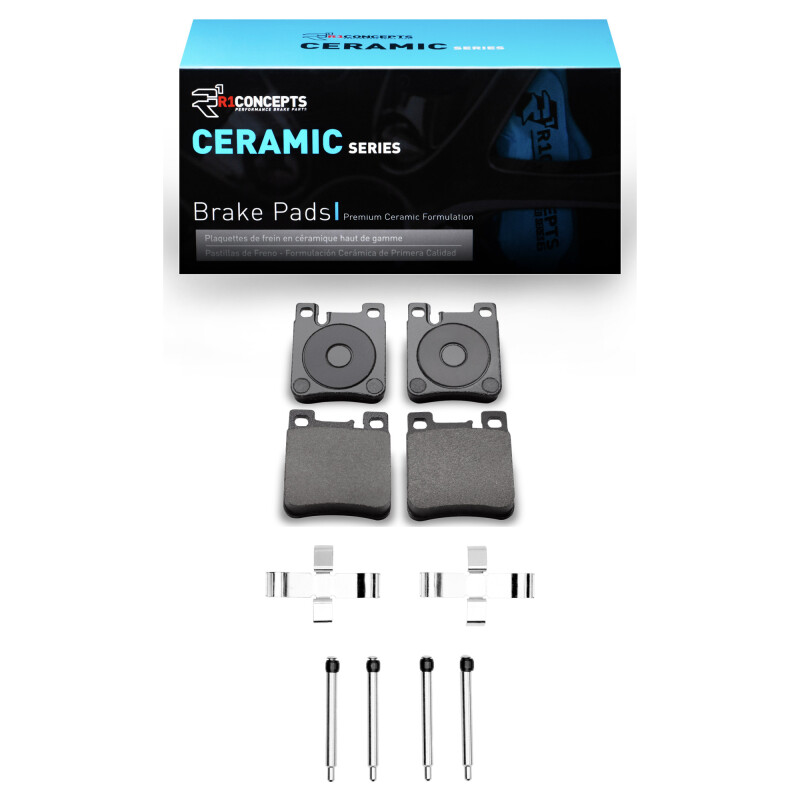 Picture of R1 1991-2003 Mercedes-Benz S320 Rear R1 Ceramic Pads & Hardware Kit
