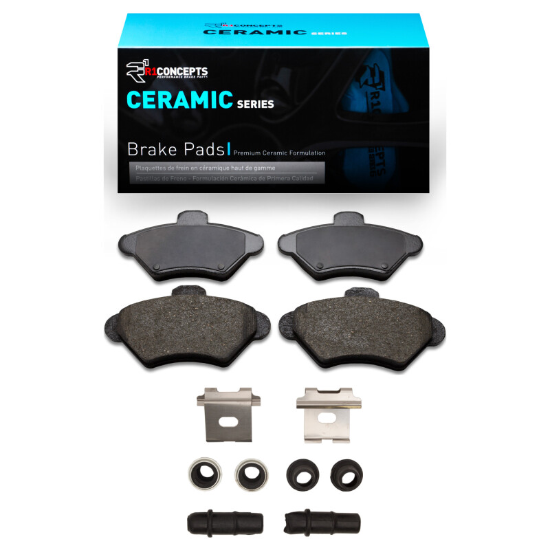 Picture of R1 1993-1998 Ford Mustang Front R1 Ceramic Pads & Hardware Kit