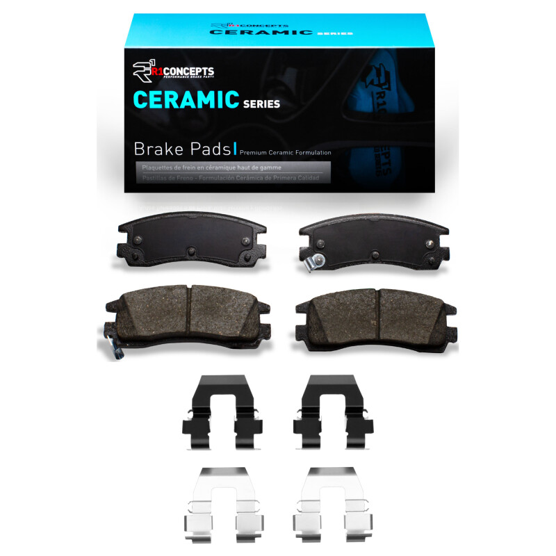 Picture of R1 1991-2005 Buick LeSabre Rear R1 Ceramic Pads & Hardware Kit