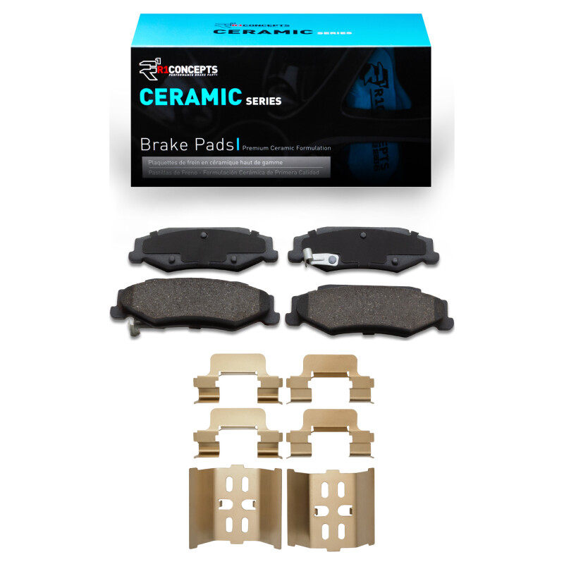 Picture of R1 1997-2013 Cadillac XLR Rear R1 Ceramic Pads & Hardware Kit