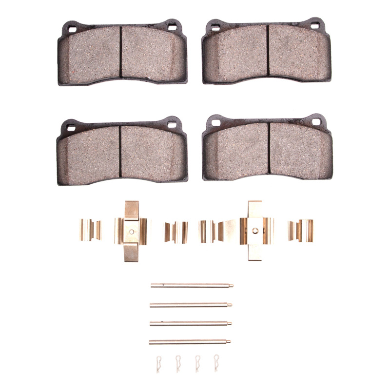 Picture of R1 2000-2006 Jaguar XKR Front R1 Ceramic Pads & Hardware Kit