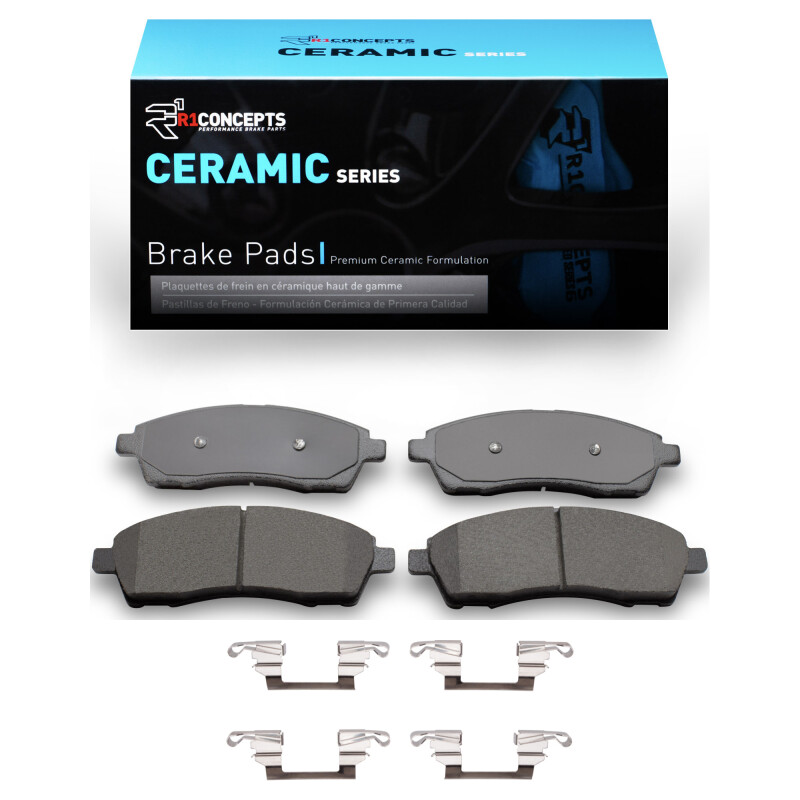 Picture of R1 1999-2005 Ford Excursion Rear R1 Ceramic Pads & Hardware Kit