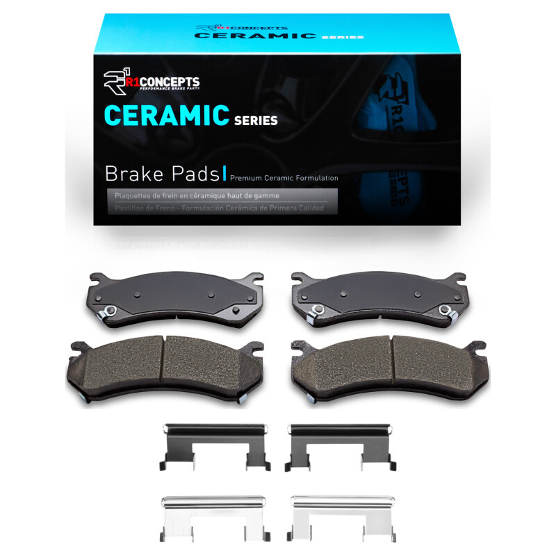 Picture of R1 1999-2013 Cadillac Escalade EXT Front/Rear R1 Ceramic Pads & Hardware Kit