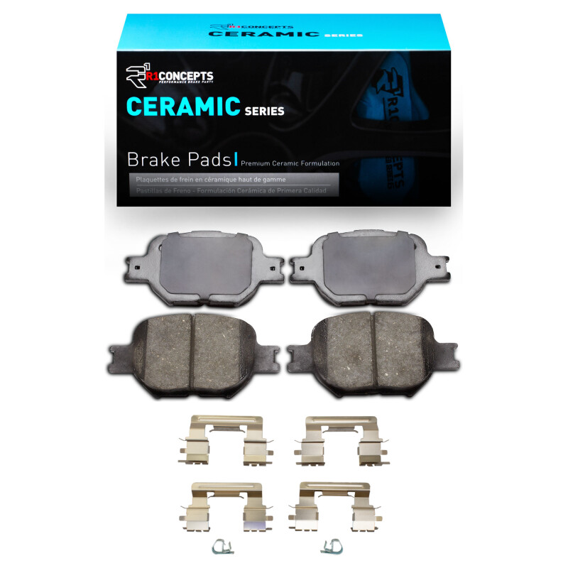 Picture of R1 2000-2010 Scion TC Front R1 Ceramic Pads & Hardware Kit