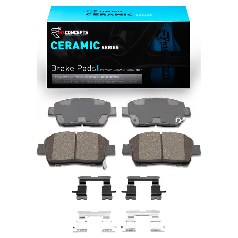 Picture of R1 2000-2015 Scion IQ Front R1 Ceramic Pads & Hardware Kit