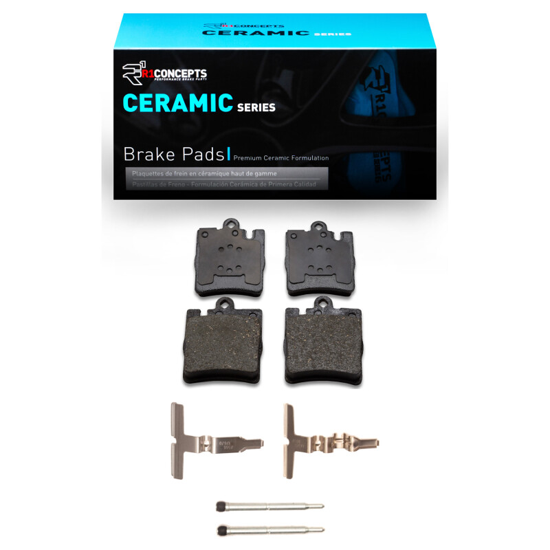 Picture of R1 1996-2011 Mercedes-Benz C230 Rear R1 Ceramic Pads & Hardware Kit