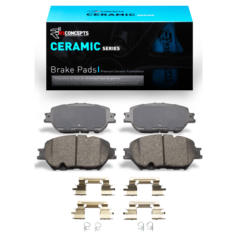 Picture of R1 2002-2006 Toyota Camry Front R1 Ceramic Pads & Hardware Kit