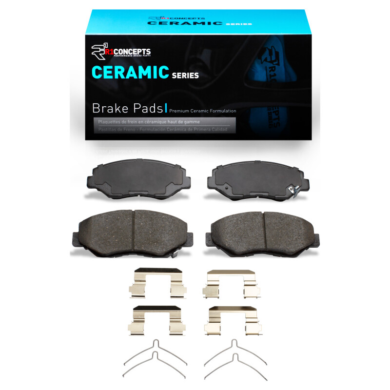 Picture of R1 2003-2008 Honda Pilot Front R1 Ceramic Pads & Hardware Kit