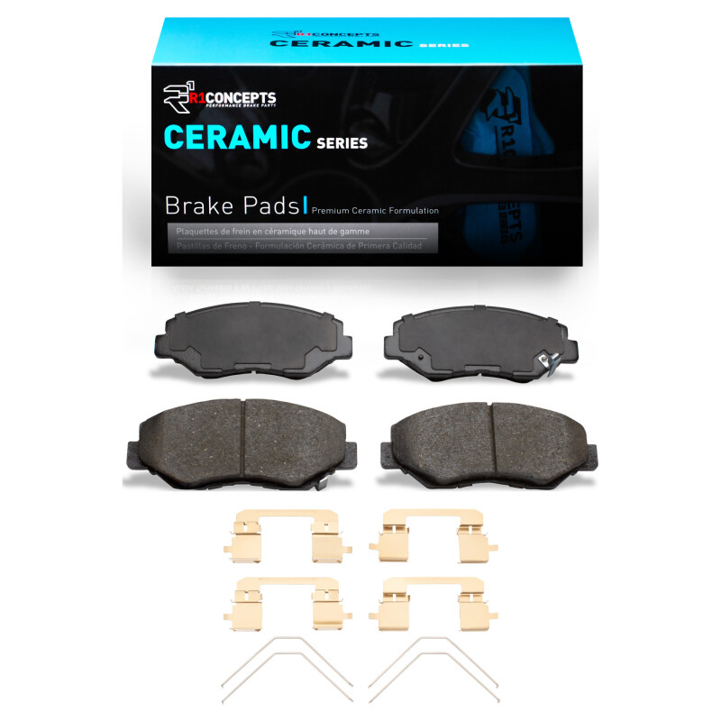 Picture of R1 2005-2016 Acura ILX Front R1 Ceramic Pads & Hardware Kit