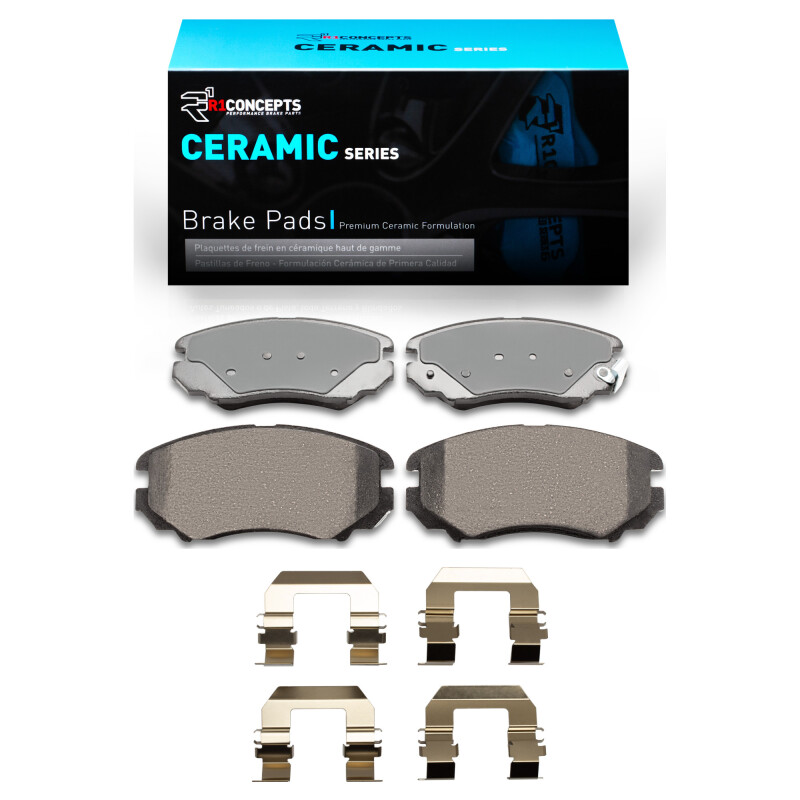 Picture of R1 2002-2013 Hyundai Elantra Front R1 Ceramic Pads & Hardware Kit