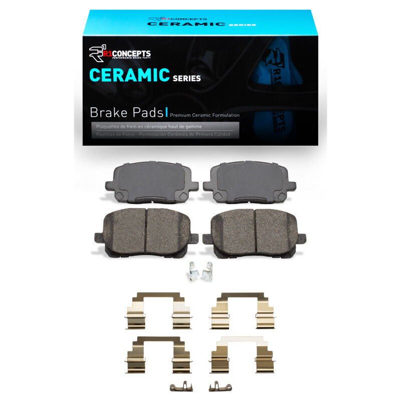 Picture of R1 2003-2008 Pontiac Vibe Front R1 Ceramic Pads & Hardware Kit