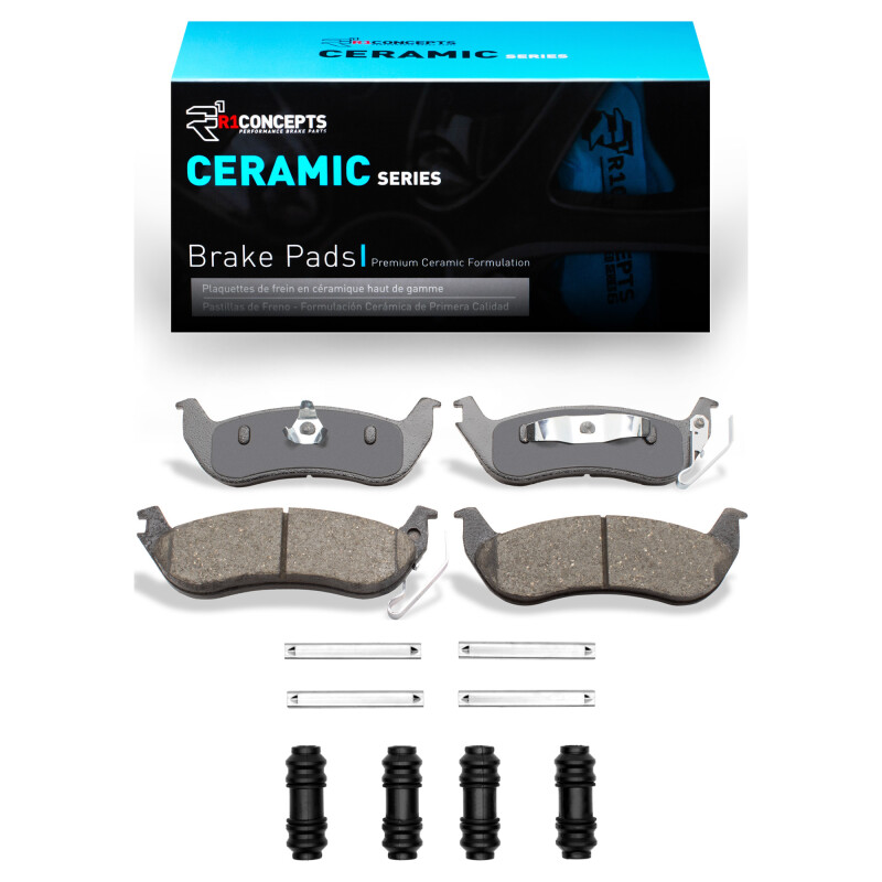 Picture of R1 2003-2011 Ford Ranger (USA/Canada) Rear R1 Ceramic Pads & Hardware Kit