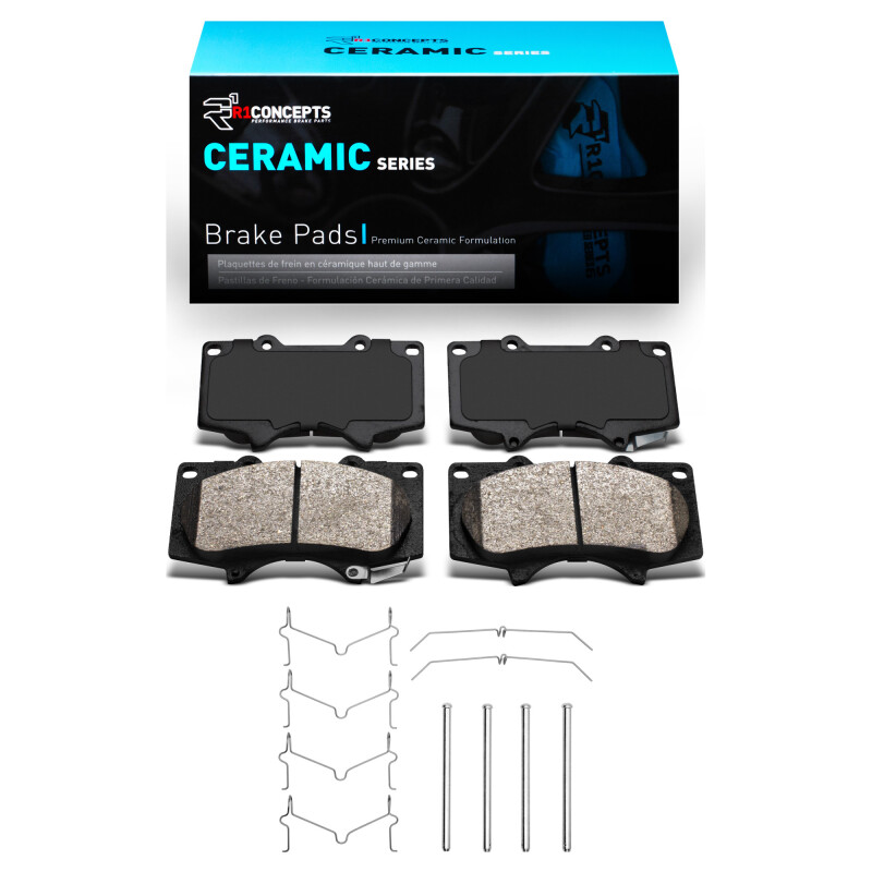 Picture of R1 2010-2024 Lexus GX460 Front R1 Ceramic Pads & Hardware Kit