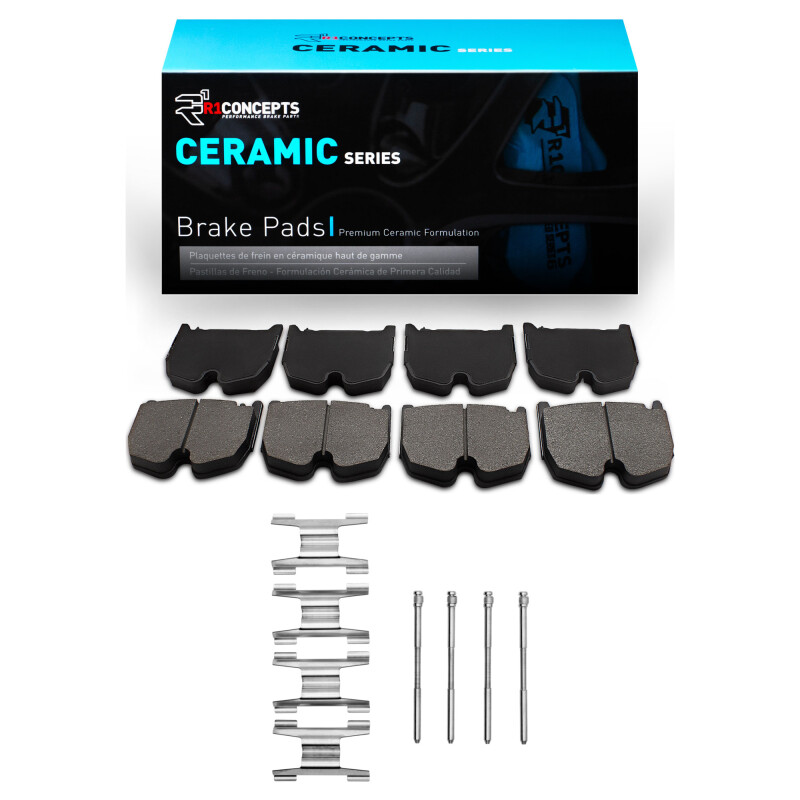 Picture of R1 2003-2008 Mercedes-Benz SL600 Front R1 Ceramic Pads & Hardware Kit