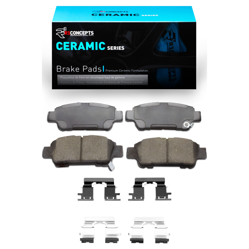 Picture of R1 2004-2010 Toyota Sienna Rear R1 Ceramic Pads & Hardware Kit