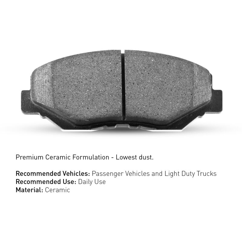 Picture of R1 2006-2010 Ford Explorer Rear R1 Ceramic Pads & Hardware Kit