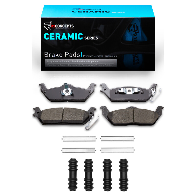 Picture of R1 2004-2011 Ford F-150 4WD Rear R1 Ceramic Pads & Hardware Kit