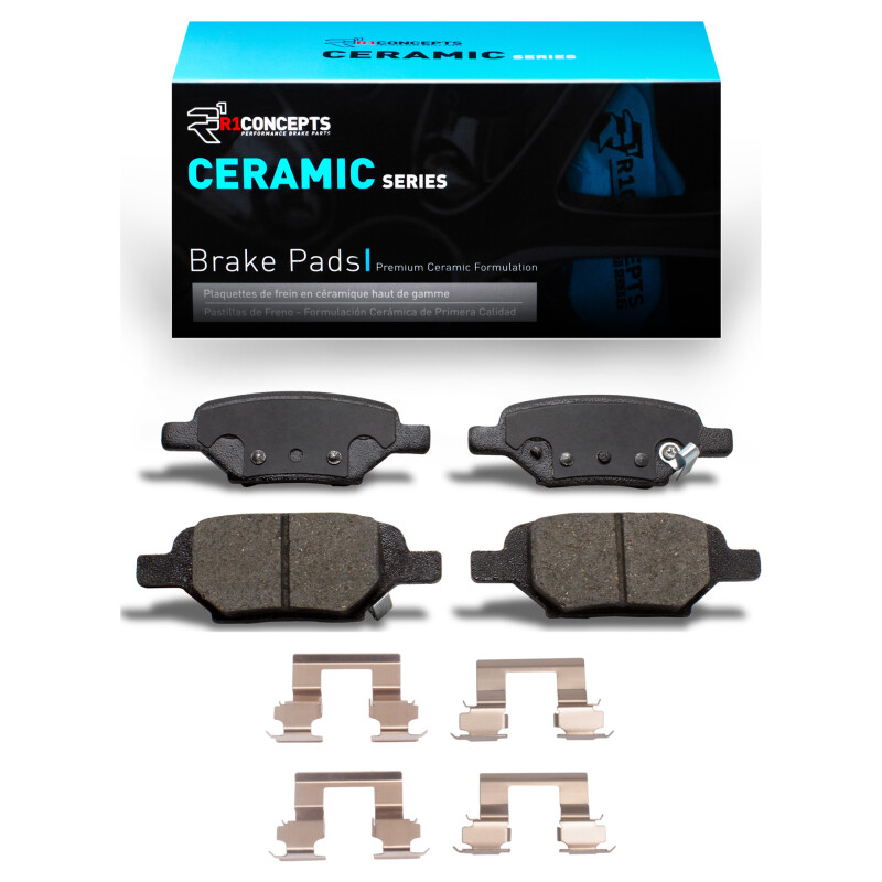 Picture of R1 2004-2012 Chevrolet Cobalt Rear R1 Ceramic Pads & Hardware Kit