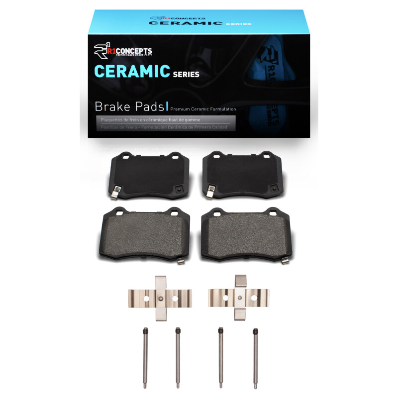 Picture of R1 2004-2024 Cadillac CTS Rear R1 Ceramic Pads & Hardware Kit
