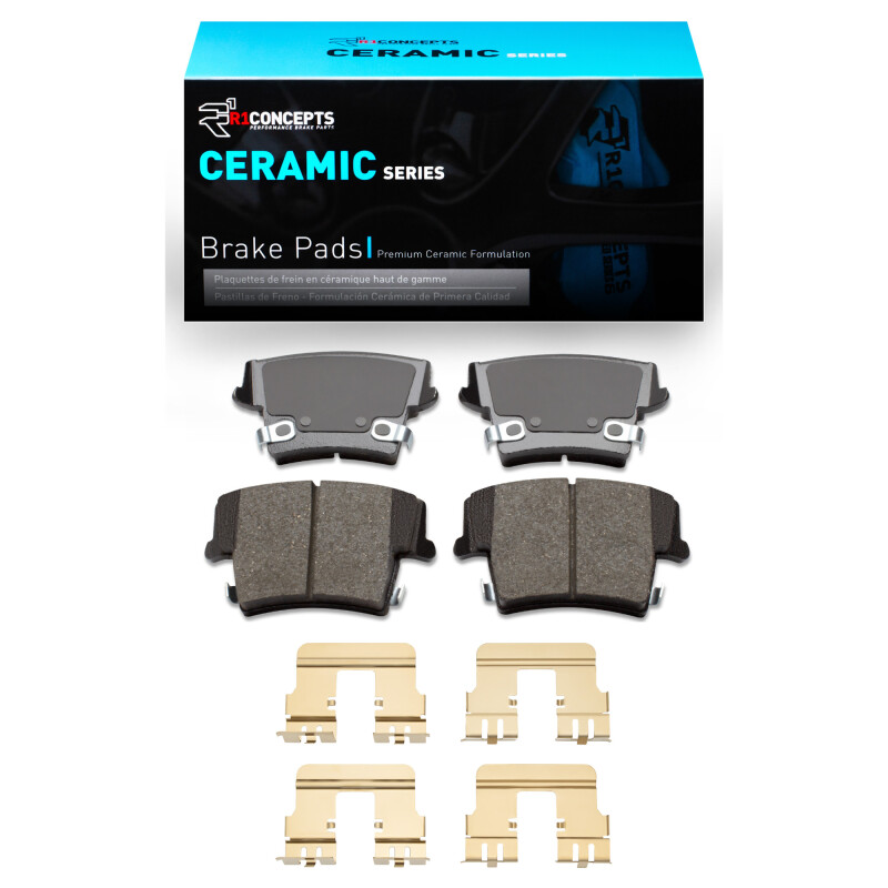 Picture of R1 2005-2023 Chrysler 300 Rear R1 Ceramic Pads & Hardware Kit