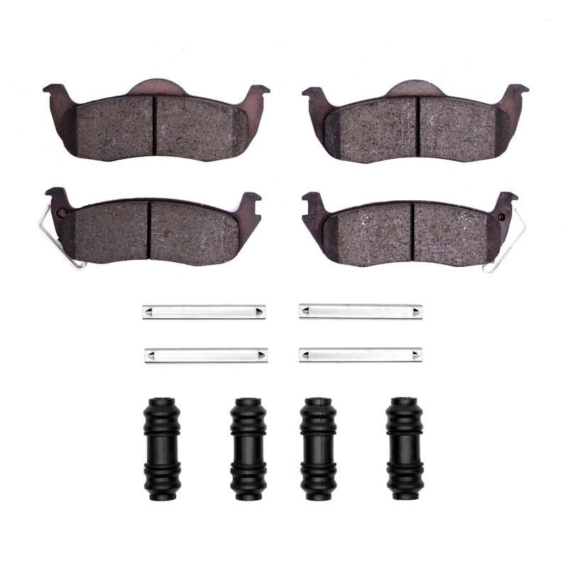Picture of R1 2005-2010 Jeep Commander Rear R1 Ceramic Pads & Hardware Kit
