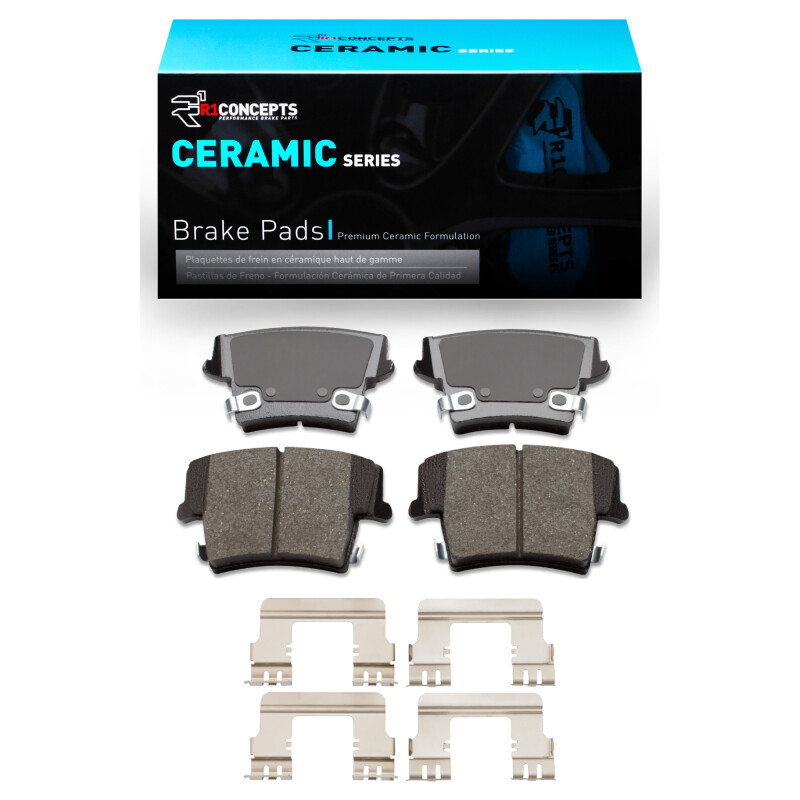 Picture of R1 2005-2023 Chrysler 300 Rear R1 Ceramic Pads & Hardware Kit