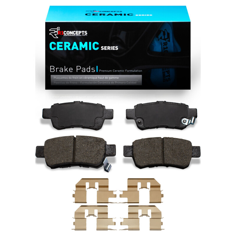 Picture of R1 2005-2010 Honda Odyssey Rear R1 Ceramic Pads & Hardware Kit