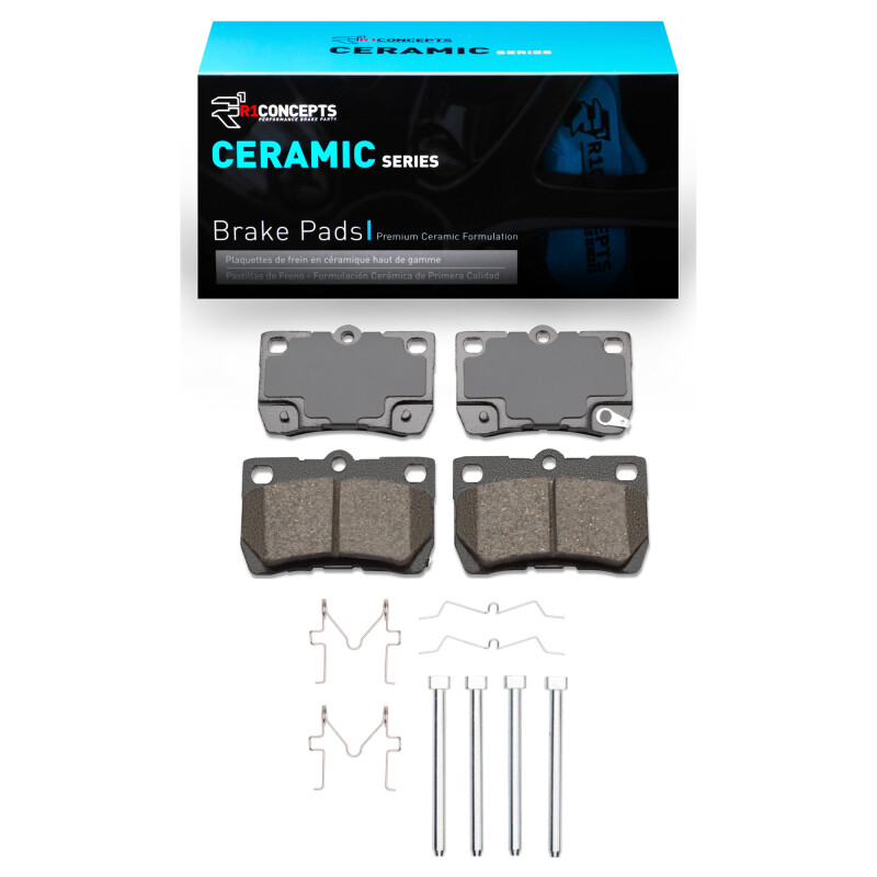 Picture of R1 2006-2013 Lexus IS250 Rear R1 Ceramic Pads & Hardware Kit