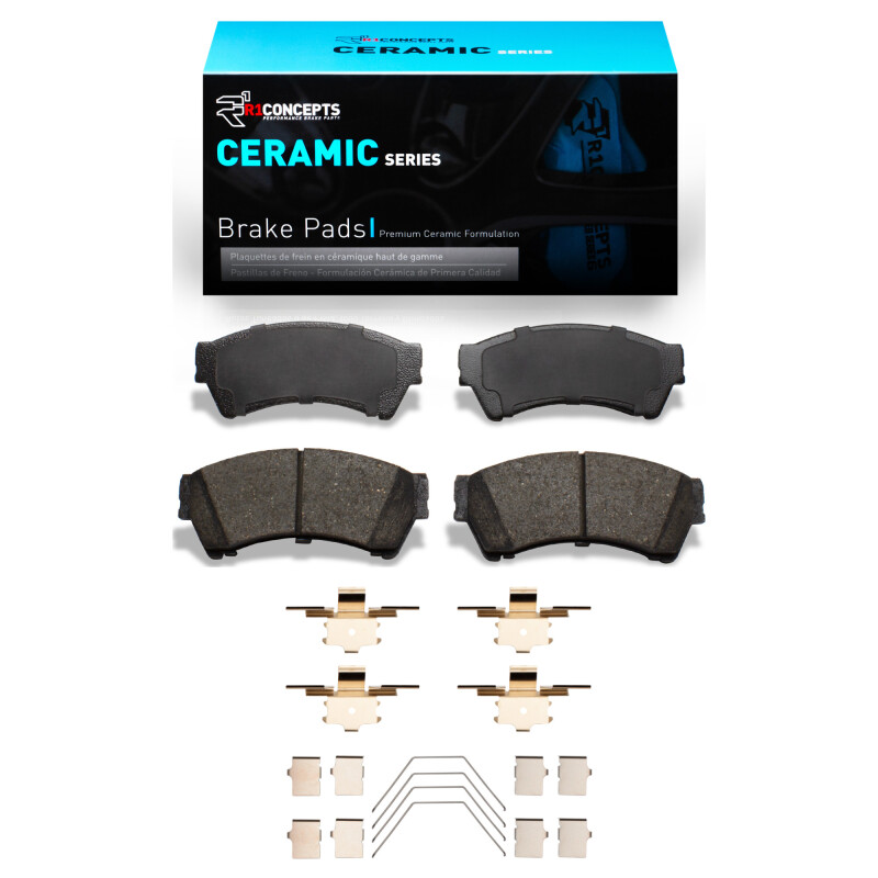 Picture of R1 2006-2013 Ford Fusion Front R1 Ceramic Pads & Hardware Kit