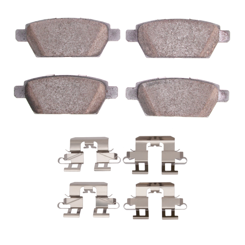 Picture of R1 2006-2013 Ford Fusion Rear R1 Ceramic Pads & Hardware Kit