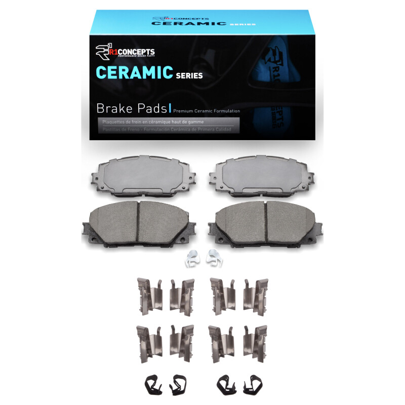 Picture of R1 2006-2019 Scion IQ Front R1 Ceramic Pads & Hardware Kit