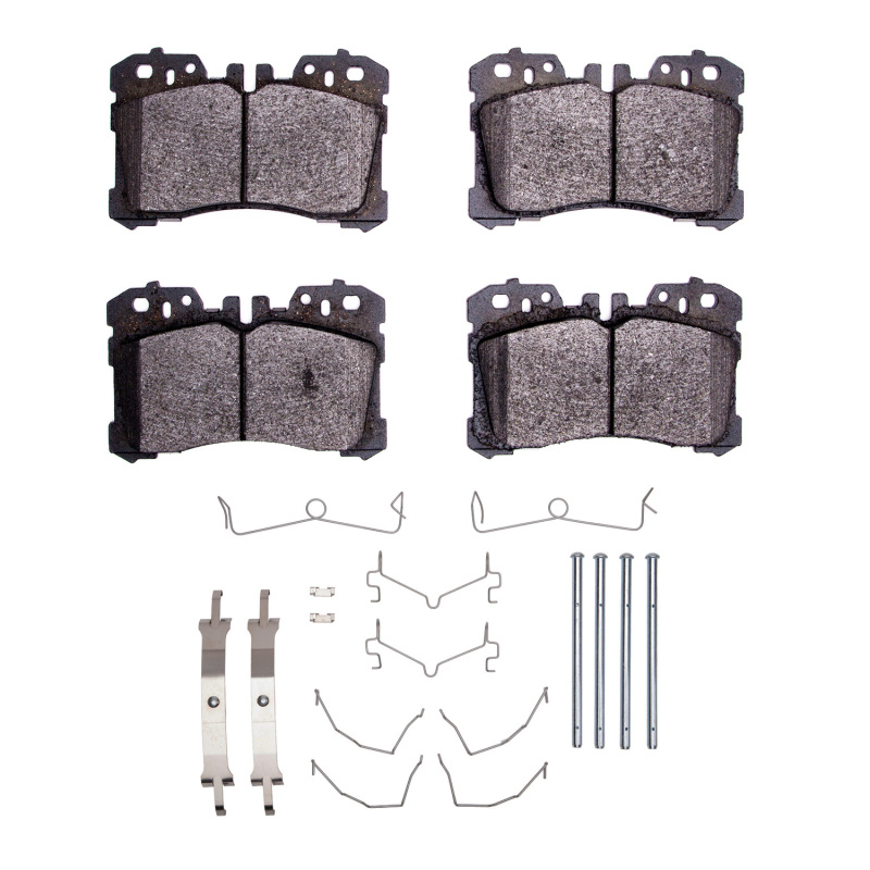 Picture of R1 2007-2025 Lexus LS460 Front R1 Ceramic Pads & Hardware Kit
