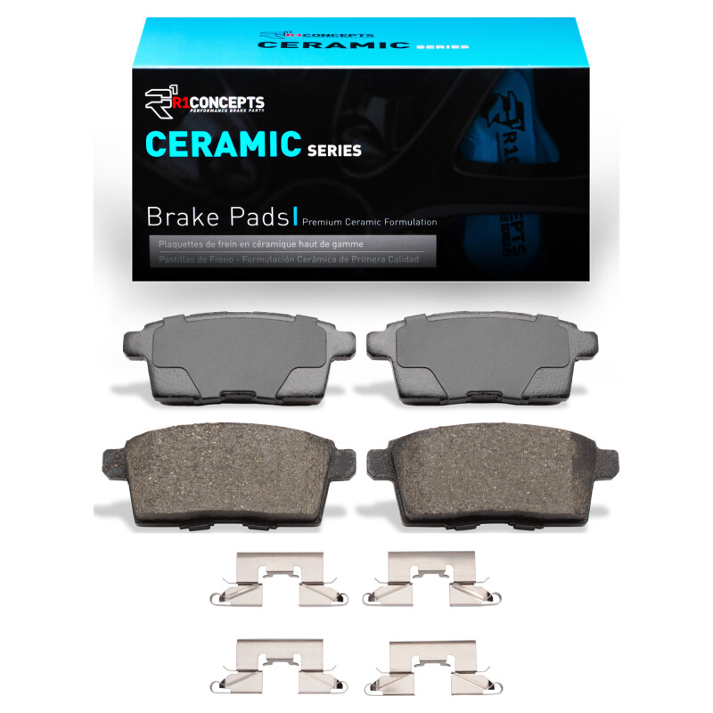 Picture of R1 2007-2015 Ford Edge Rear R1 Ceramic Pads & Hardware Kit