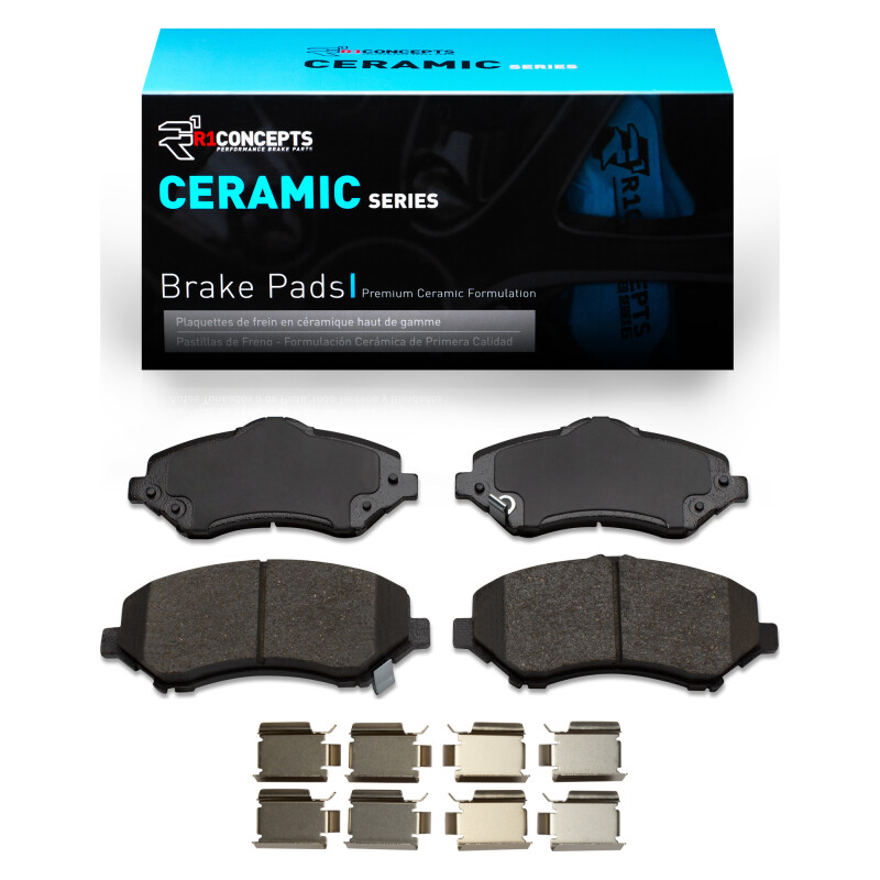 Picture of R1 2007-2018 Chrysler Town & Country Front R1 Ceramic Pads & Hardware Kit