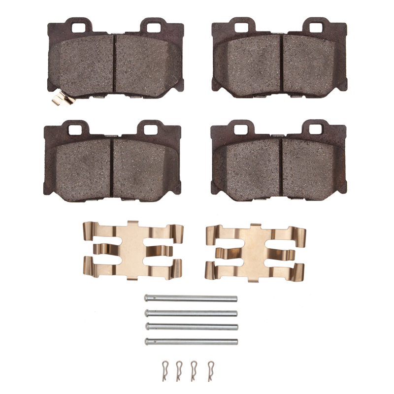Picture of R1 2008-2025 Infiniti M56 Rear R1 Ceramic Pads & Hardware Kit