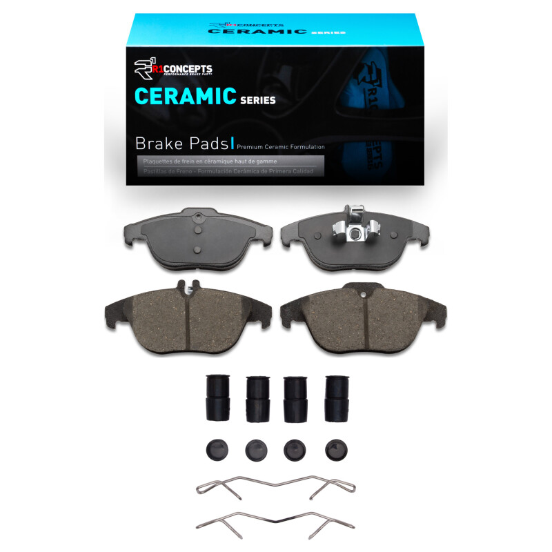 Picture of R1 2009-2015 Mercedes-Benz GLK280 (Mexico) Rear R1 Ceramic Pads & Hardware Kit