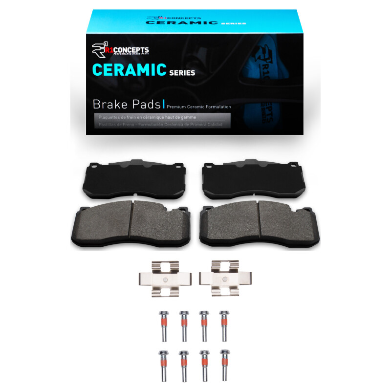 Picture of R1 2006-2013 BMW 135I Front R1 Ceramic Pads & Hardware Kit