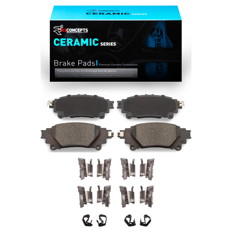 Picture of R1 2013-2020 Lexus GS450H Rear R1 Ceramic Pads & Hardware Kit