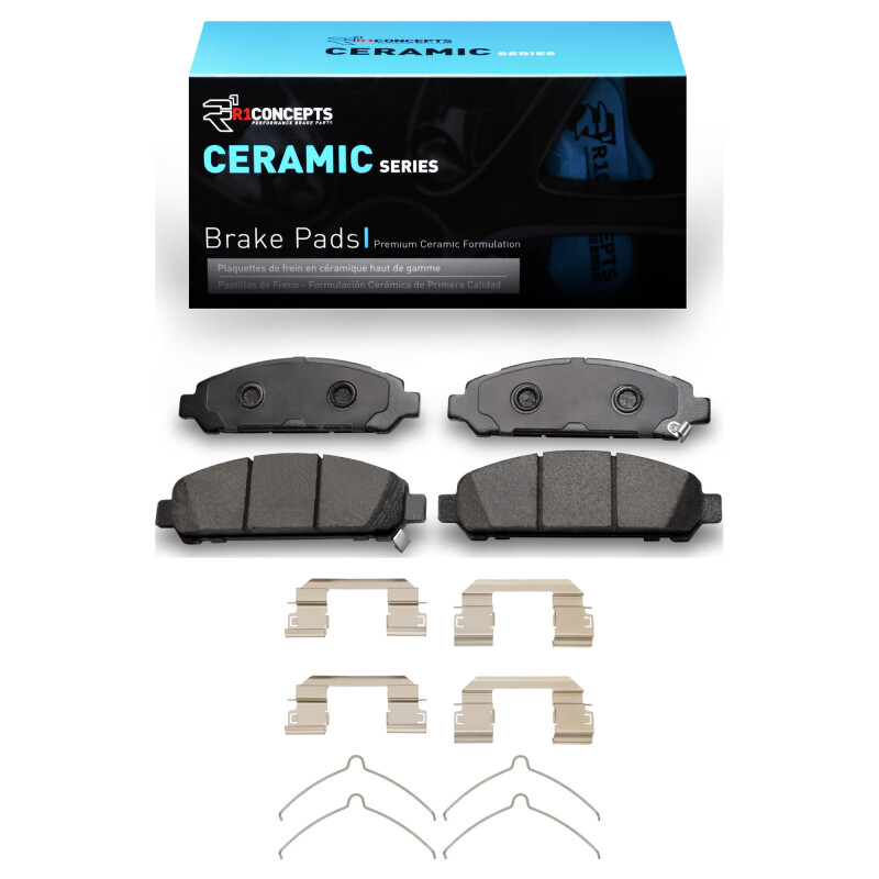Picture of R1 2009-2015 Toyota Venza Front R1 Ceramic Pads & Hardware Kit