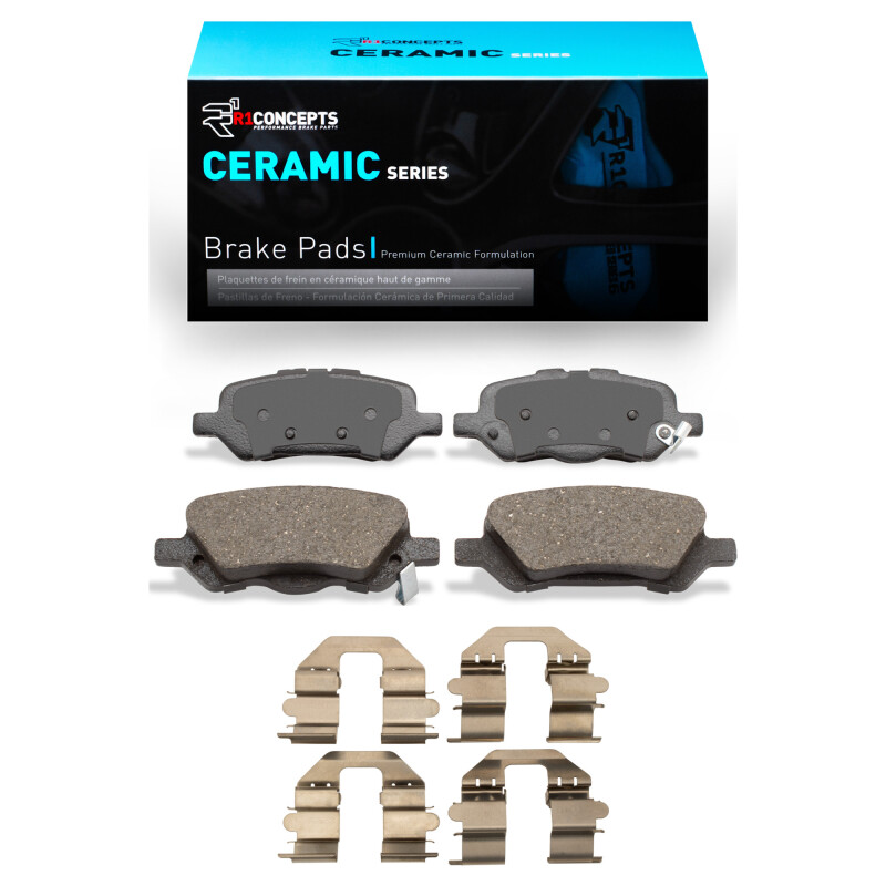 Picture of R1 2009-2015 Toyota Venza Rear R1 Ceramic Pads & Hardware Kit
