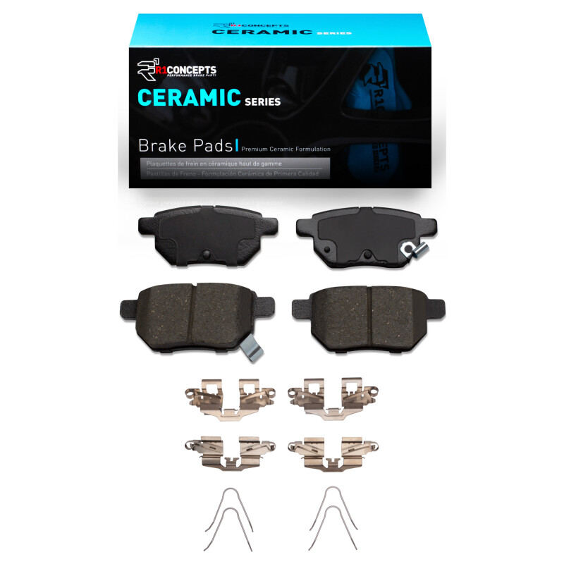 Picture of R1 2008-2024 Lexus CT200H Rear R1 Ceramic Pads & Hardware Kit