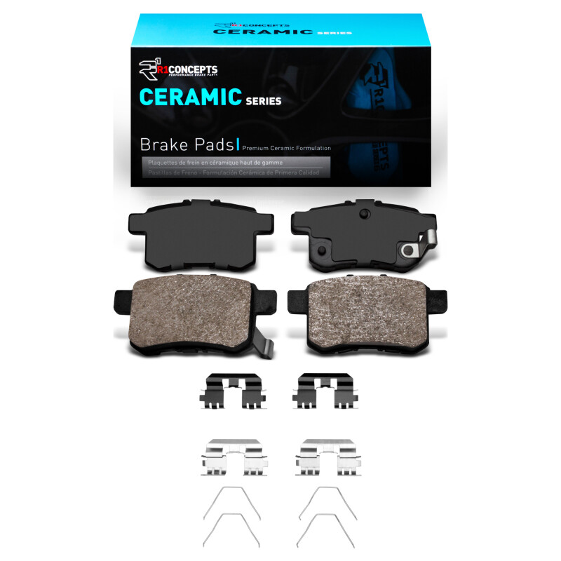 Picture of R1 2008-2017 Acura TSX Rear R1 Ceramic Pads & Hardware Kit