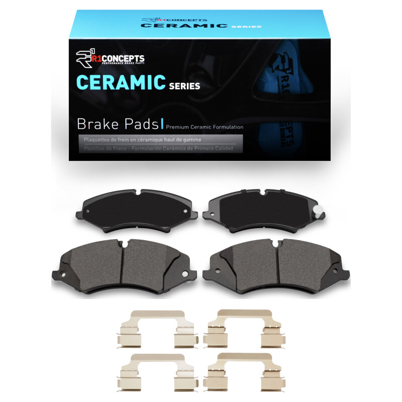 Picture of R1 2010-2017 Land Rover Discovery Front R1 Ceramic Pads & Hardware Kit