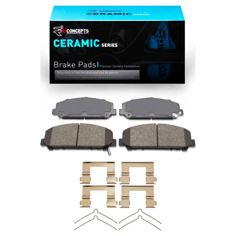 Picture of R1 2005-2024 Infiniti QX56 Front R1 Ceramic Pads & Hardware Kit