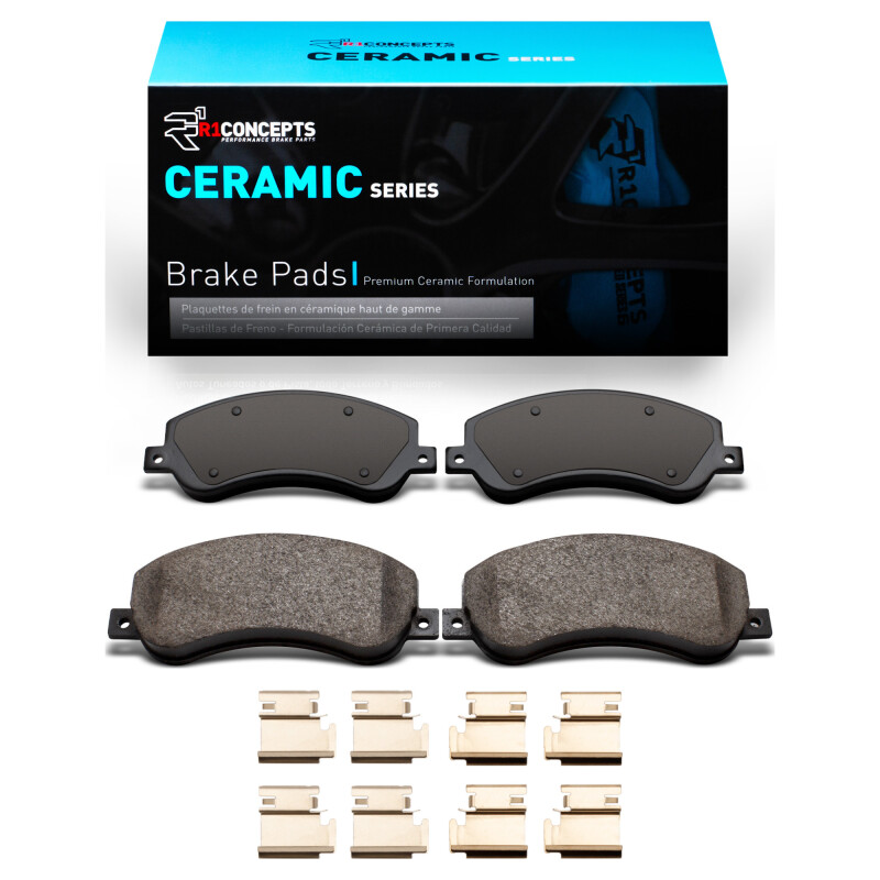 Picture of R1 2010-2017 Volkswagen AMAROK (Mexico) Front R1 Ceramic Pads & Hardware Kit