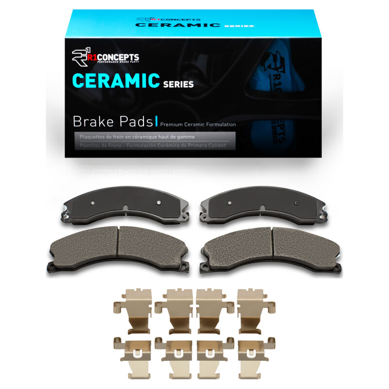 Picture of R1 2009-2024 Chevrolet Express 3500 Front/Rear R1 Ceramic Pads & Hardware Kit