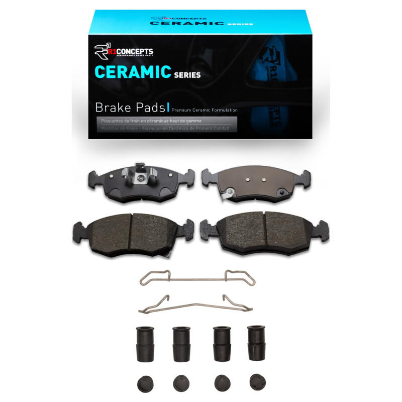 Picture of R1 2012-2019 Fiat 500 (USA/Canada) Front R1 Ceramic Pads & Hardware Kit